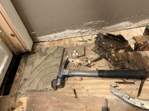 Sub floor repaired