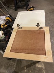 Fabricated replacement door